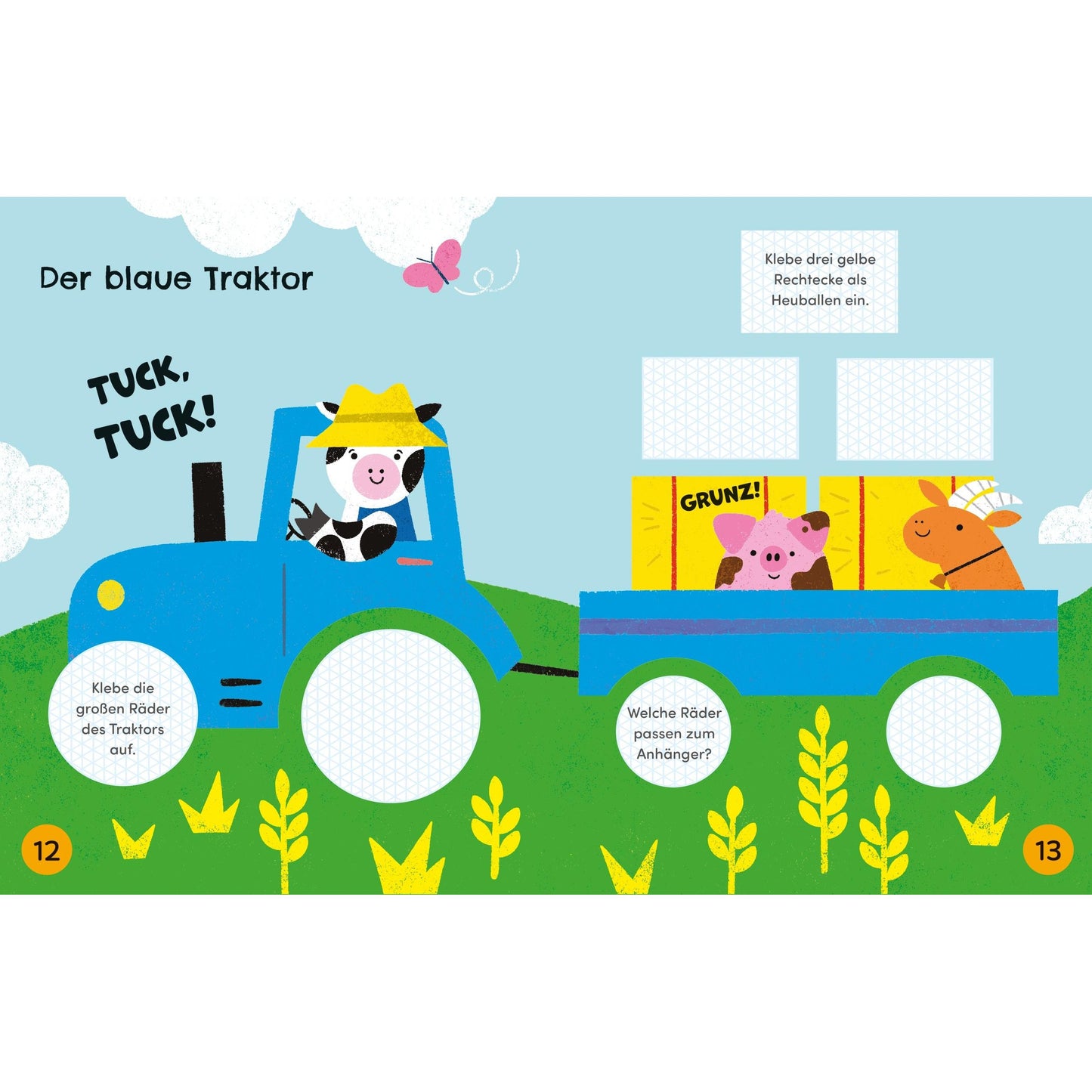 Usborne - Schere, Kleber, los! Bunte Fahrzeuge fertig basteln