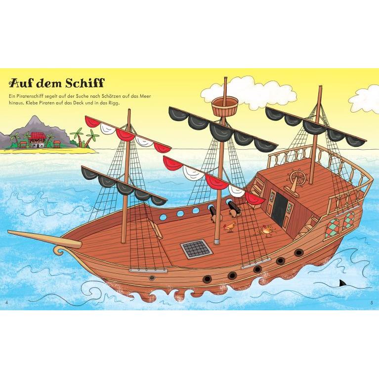 Usborne Stickerbuch Piraten