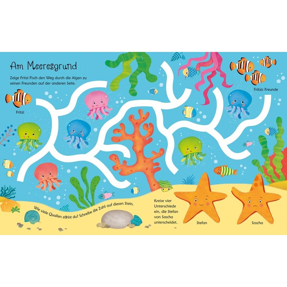 Usborne mein wisch und weg Buch Im Urlaub