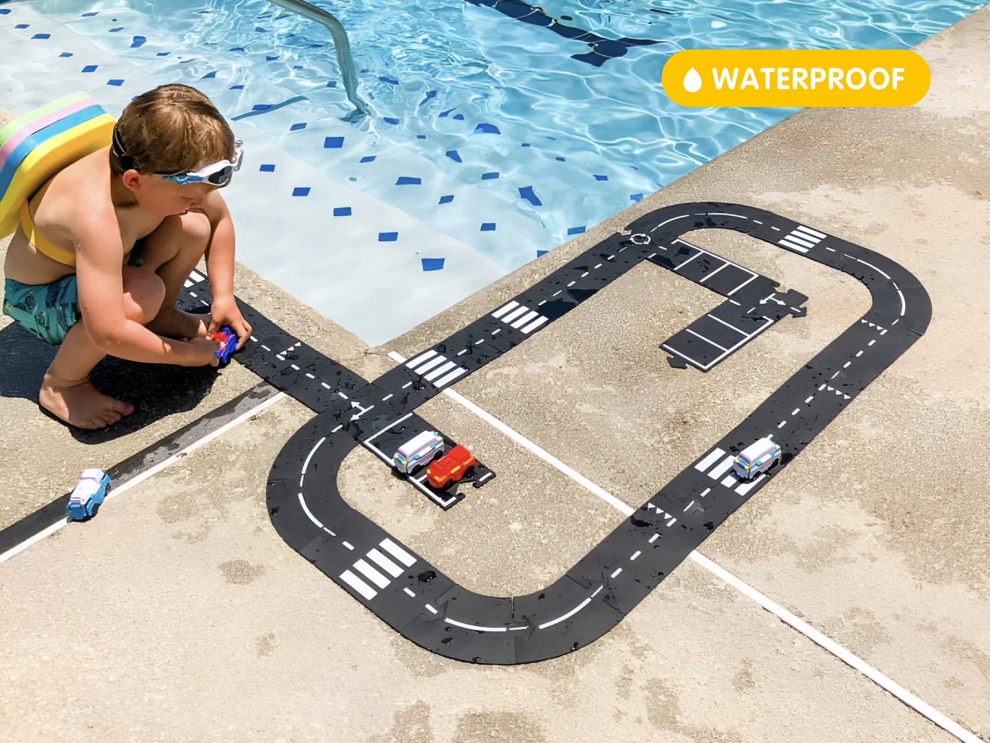 Waytoplay King of the Road - Extra Large Road Set 40 Teile
