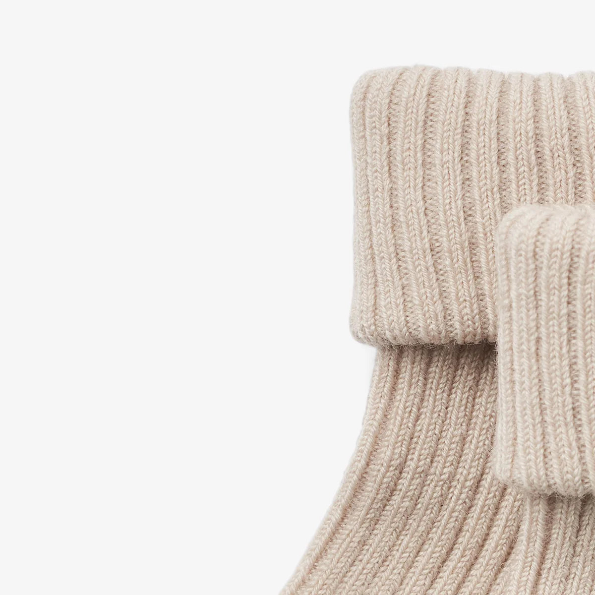 Wheat Wollsocken Rib Socks Ziggy Offwhite