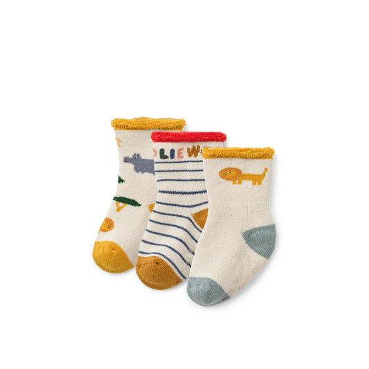 Liewood Eloy Baby Socks 3er-Pack Sandy Mix