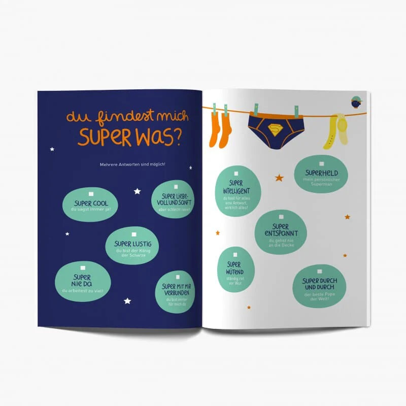 Minus Ausfüllbuch "Wie der Vater, so der Sohn?"