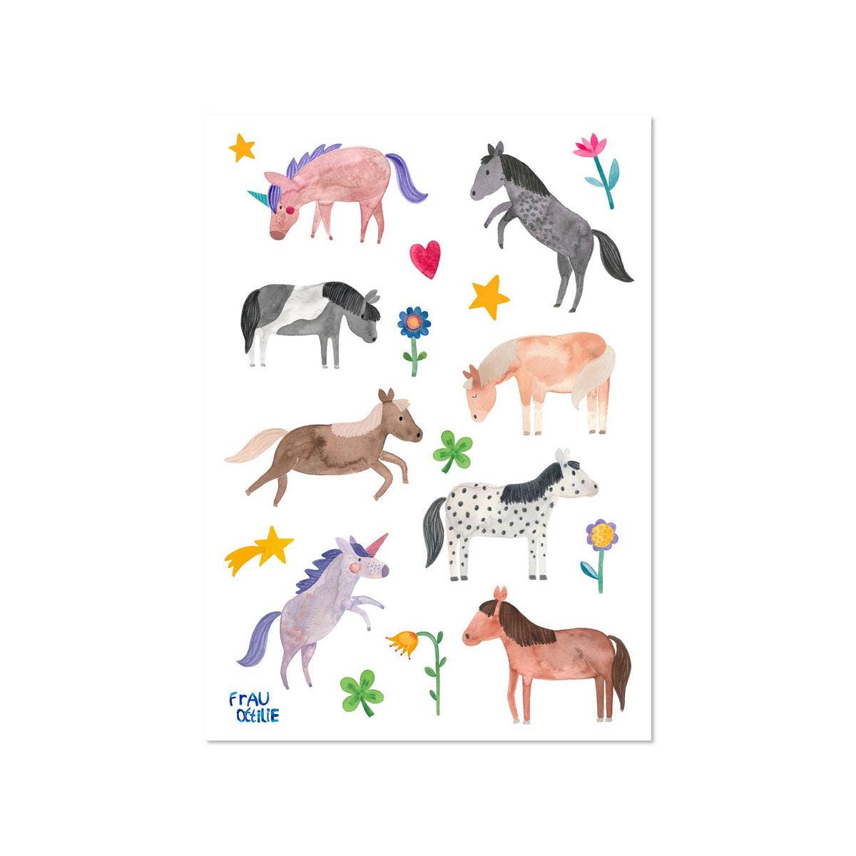 Frau Ottilie Spülmaschinenfeste Sticker