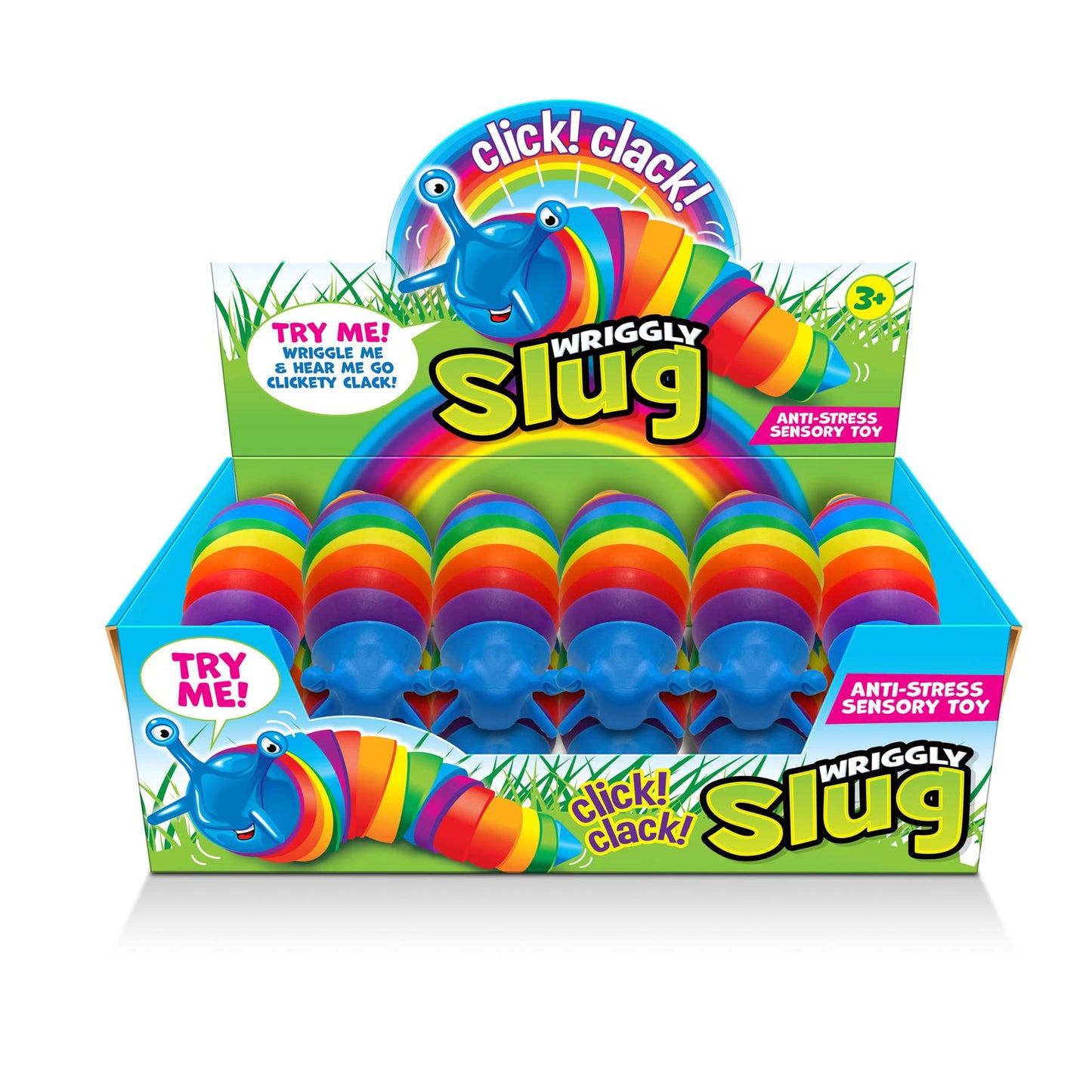 Sensory Puzzle Rainbow Fidget Schnecke