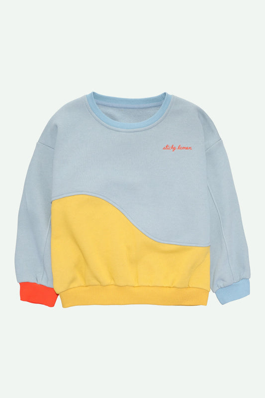 Sticky Lemon Sweater wonders of the deep sea blau/grün