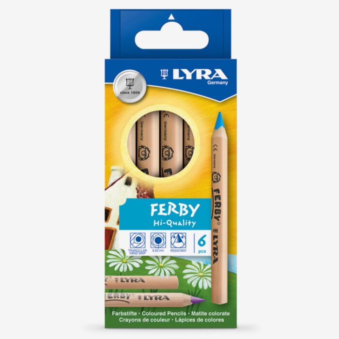 Lyra Ferby natur Farbstifte 6 Stück