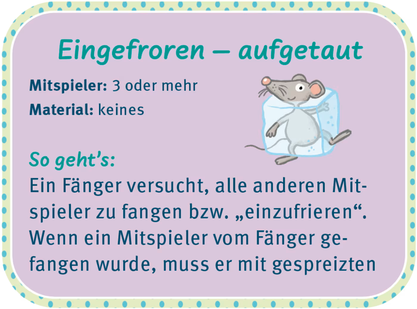 Pattloch 25 Spiele für draußen