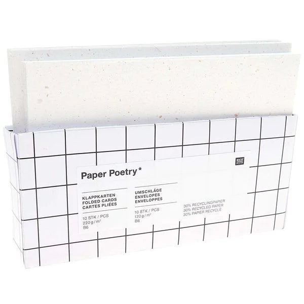 Rico Design Paper Poetry Klappkarte & Umschläge