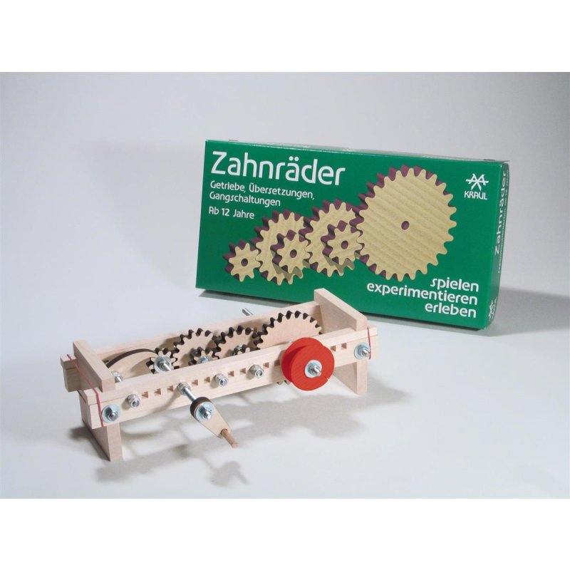 Walter Kraul Zahnräder Experimentierkasten