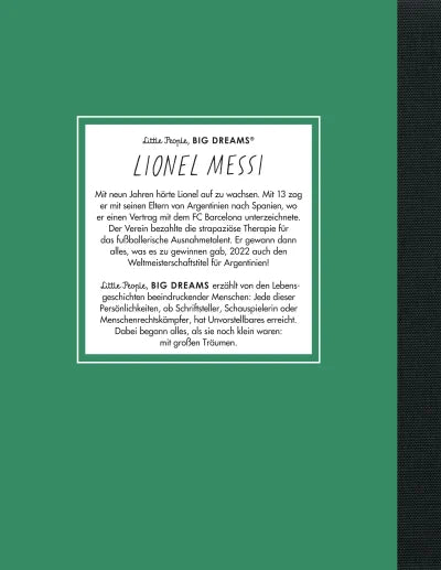 Little People, BIG DREAMS Lionel Messi
