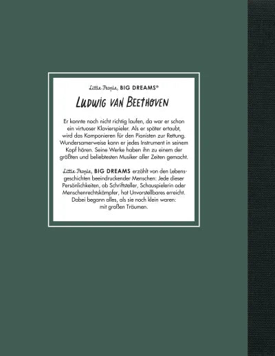 Little People, BIG DREAMS Ludwig Van Beethoven