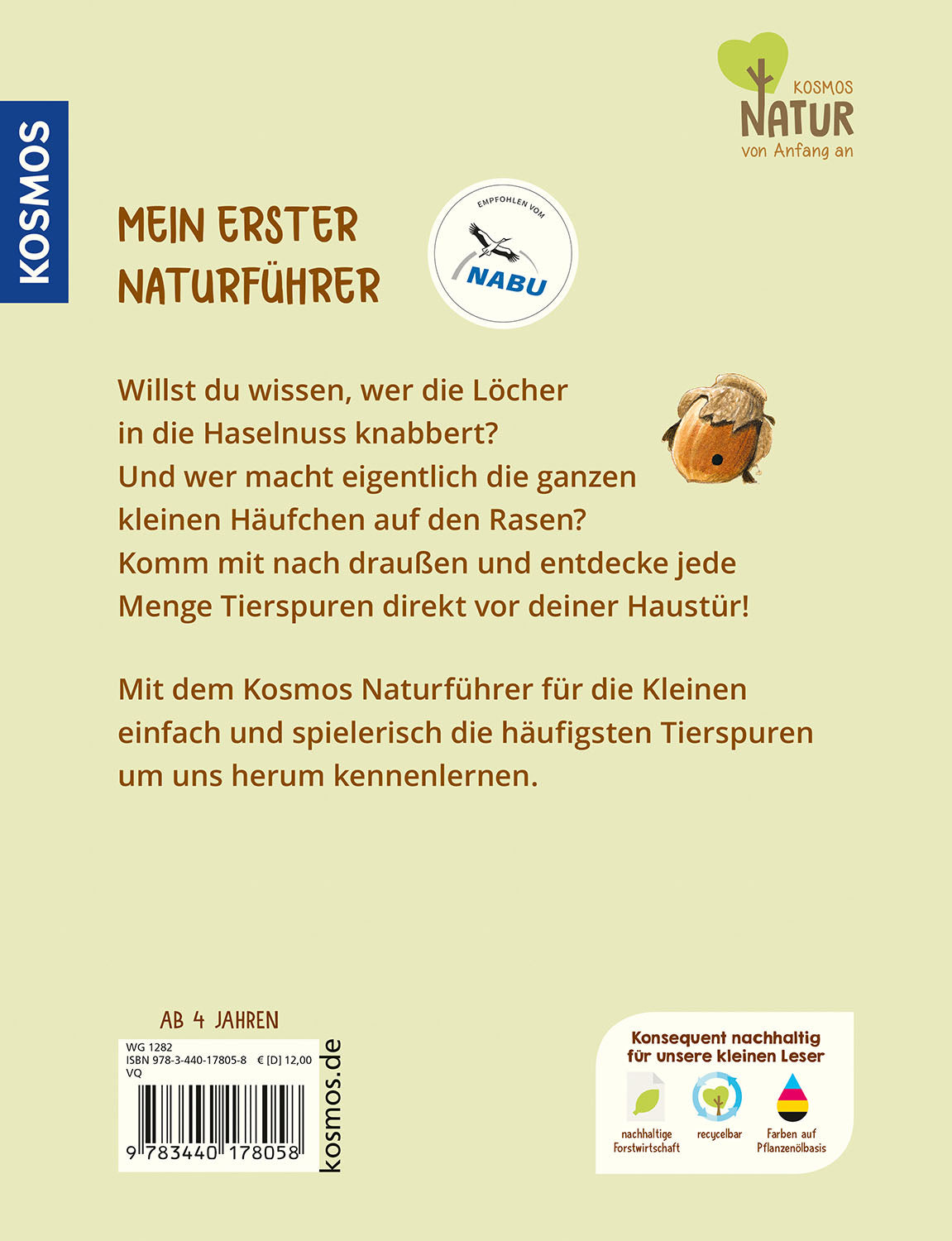 Kosmos - Mein erster Naturführer Welche Tierspur ist das?