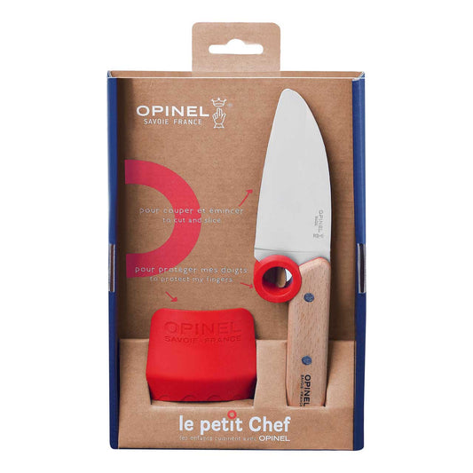 Opinel LE PETIT CHEF Kinder Küchen-Set, 2-teilig rot