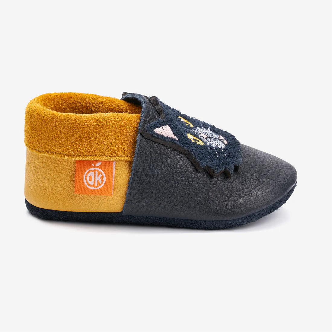 Orangenkinder Lederhausschuhe Muck der Kater