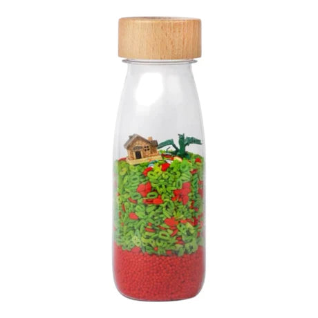 PETIT BOUM sensory bottle Dragon + Buch Set