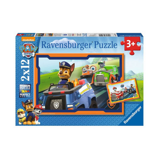 RAVENSBURGER – 2 x 12-teiliges Puzzle Paw Patrol