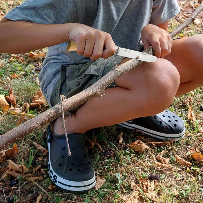 Opinel No 07 Kindermesser gerade Klinge buche