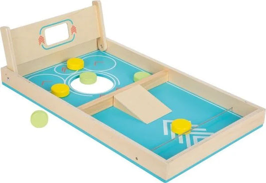 Small Foot Cornhole Set und Sling Puck Spiel Active