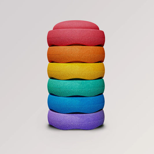 Stapelstein Original rainbow classic 6er Set