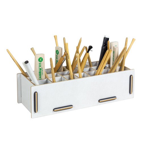 Werkhaus Stiftebox XL weiß Holzwerkstoff