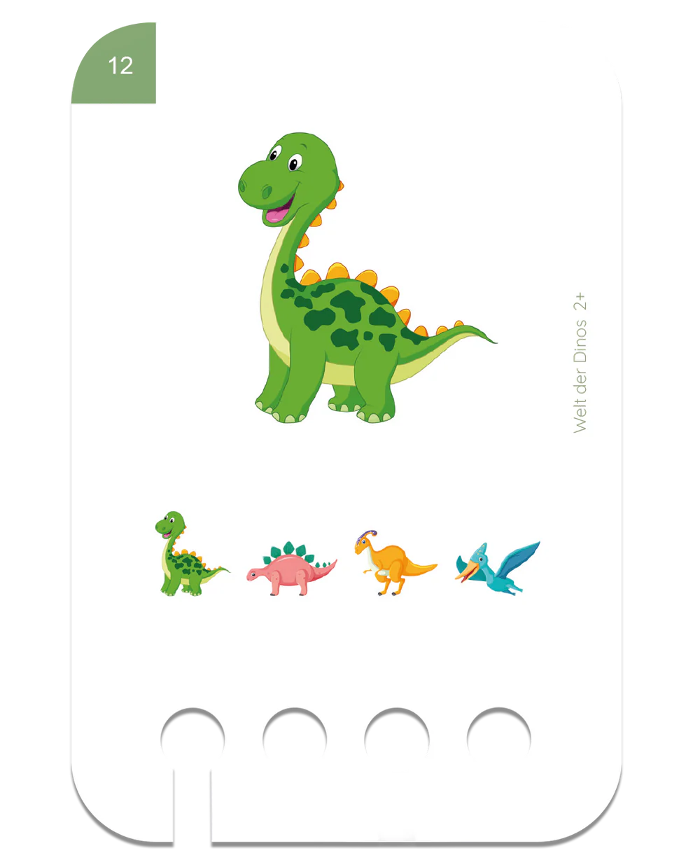 Kölner Lernspielverlag - Erste Übungen - Welt der Dinos, 2+