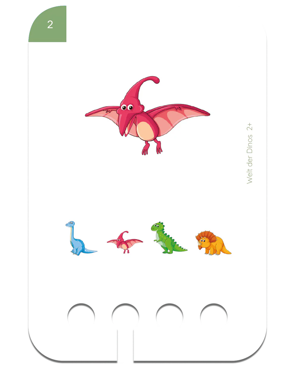 Kölner Lernspielverlag - Erste Übungen - Welt der Dinos, 2+