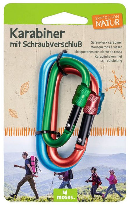 Moses Karabiner mit Schraubverschluss