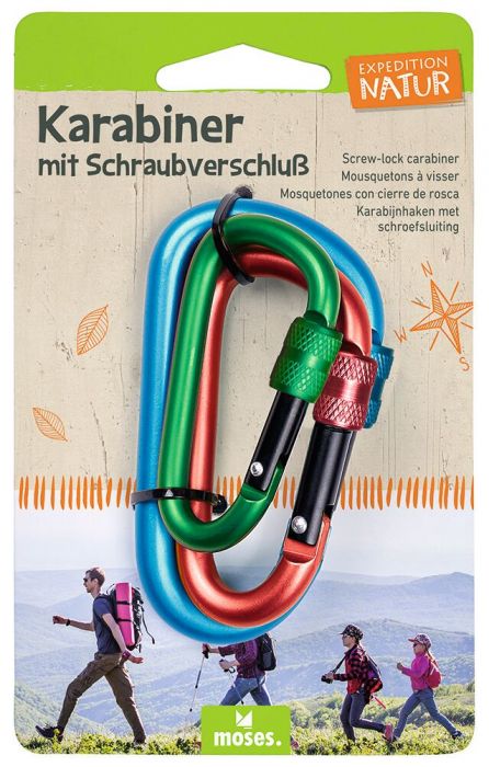 Moses Karabiner mit Schraubverschluss