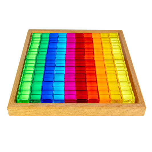 BAUSPIEL Lichtbauwürfel 100 Teile
