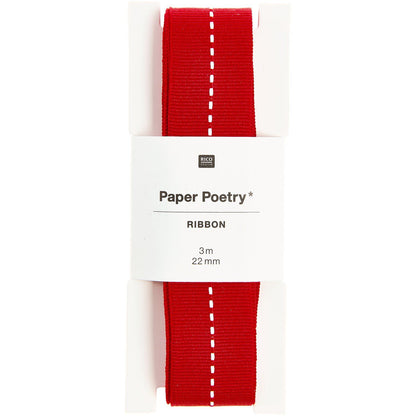 Rico Design: Paper Poetry Webband mit Naht