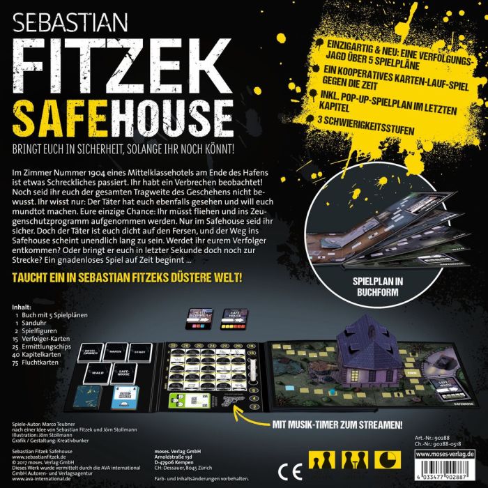 moses Sebastian Fitzek Safehouse Kartenlaufspiel