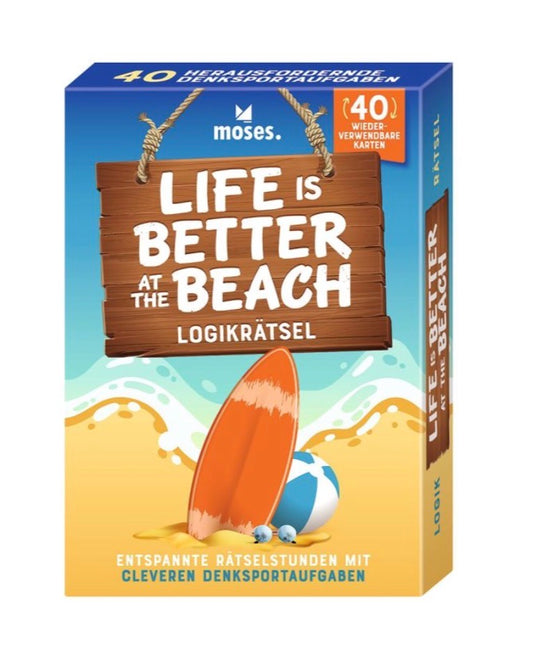 Moses Life is better at the Beach Logikrätsel