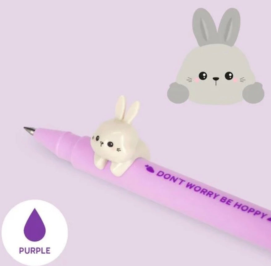 Legami Lovely Friends Gel PEN Lila mit Hase