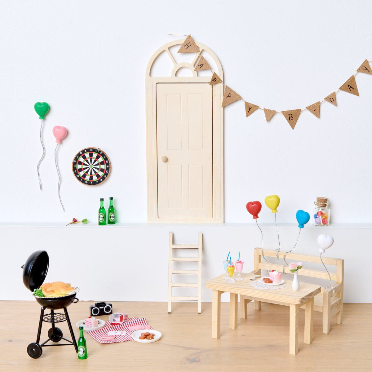 Rico Design: Miniatur Ballons 6 Stück