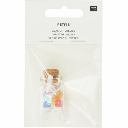 Rico MINIATUR GLAS MIT LOLLIES 10-TEILIG