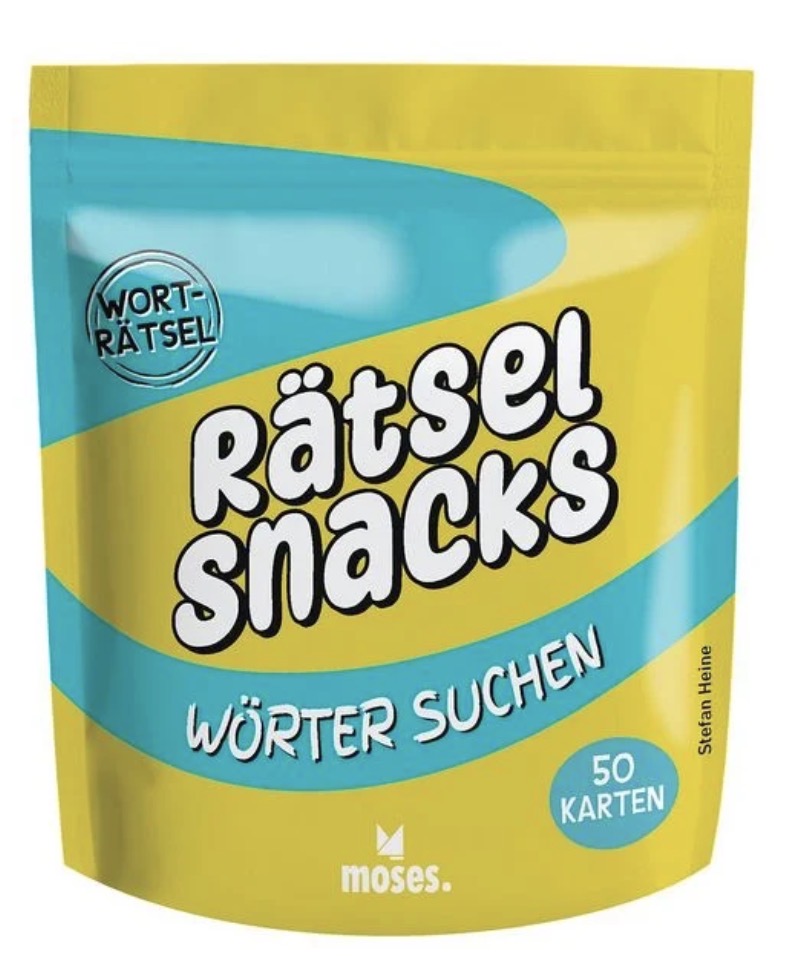 Moses Rätsel Snacks Wörter suchen