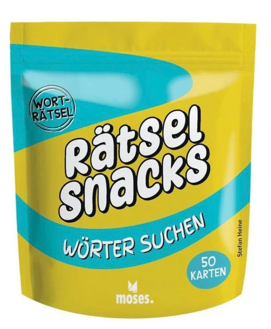 Moses Rätsel Snacks Wörter suchen