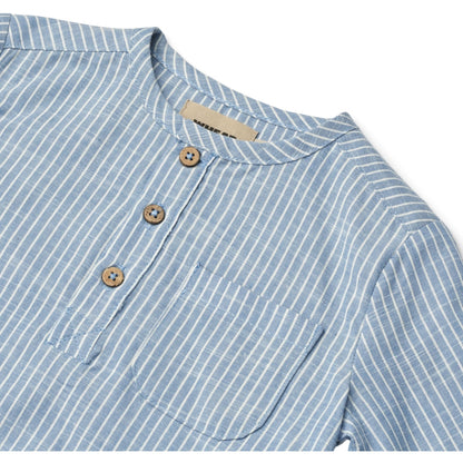 Wheat Shirt Bjork Blue Stripe