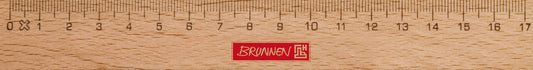 Brunnen Holzlineal 17 cm