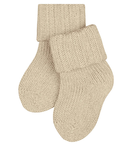 Falke kuschelige Merino-Baumwoll Söckchen Sand