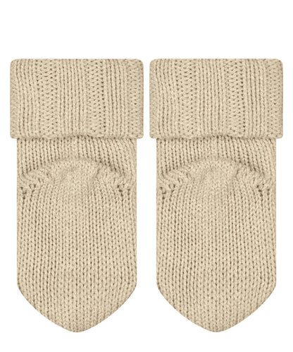 Falke kuschelige Merino-Baumwoll Söckchen Sand