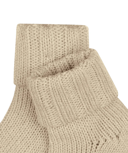 Falke kuschelige Merino-Baumwoll Söckchen Sand