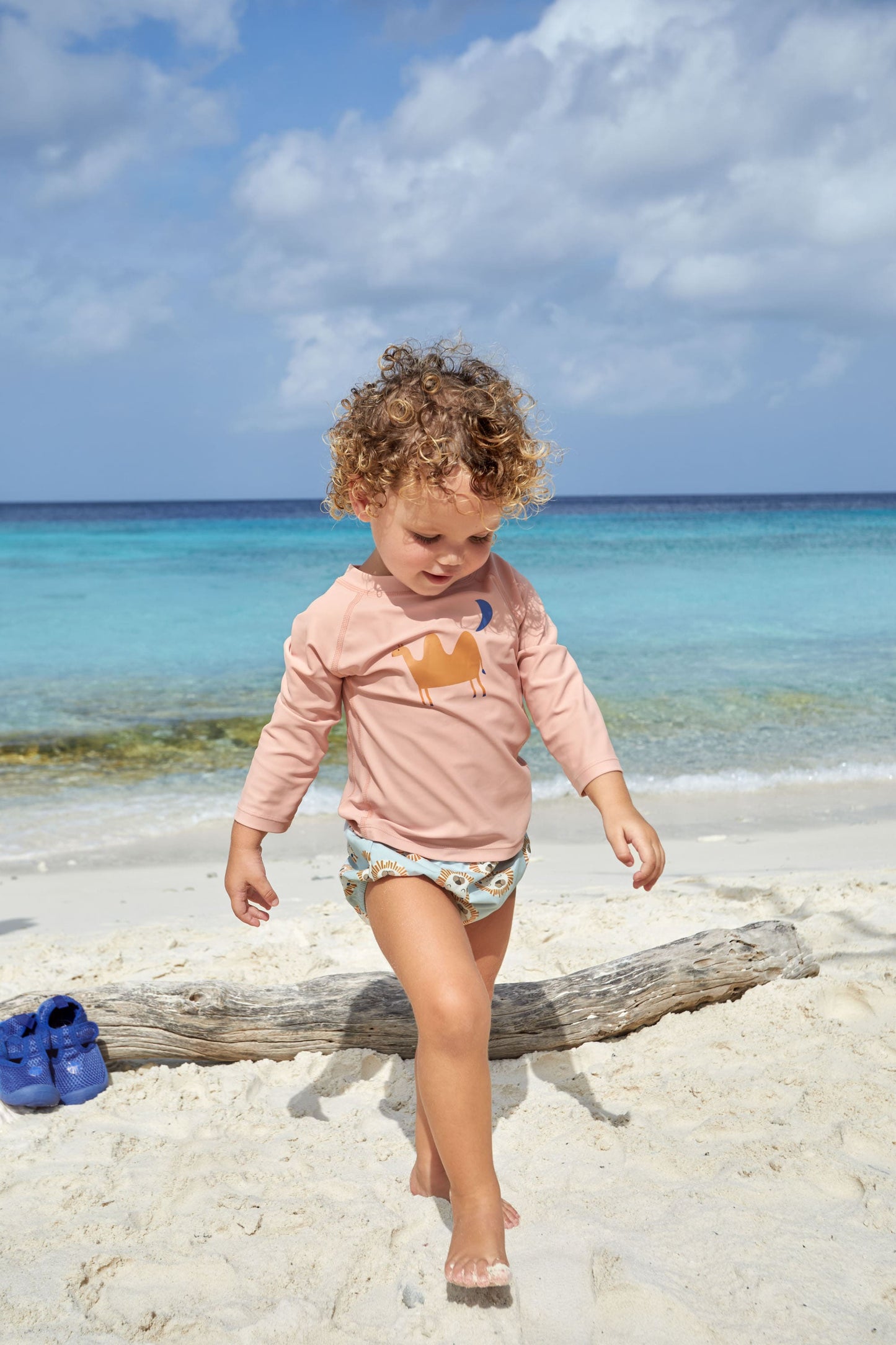 Lässig Long Sleeve LSF 60 Kamel pink