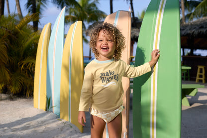 Lässig UV Shirt Long Sleeve vanilla waves