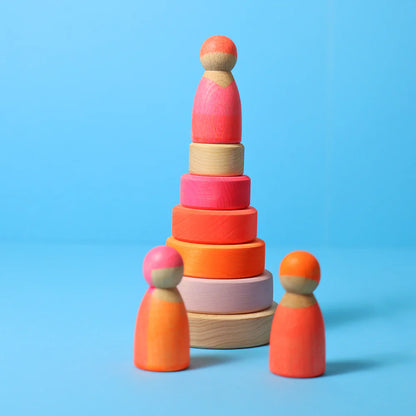 Grimm’s Scheibenturm Neon Pink klein