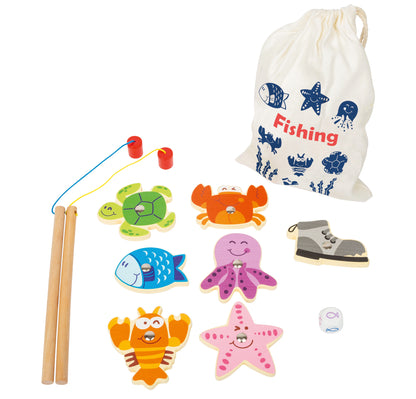 Small Foot Fische angeln Reisespiel
