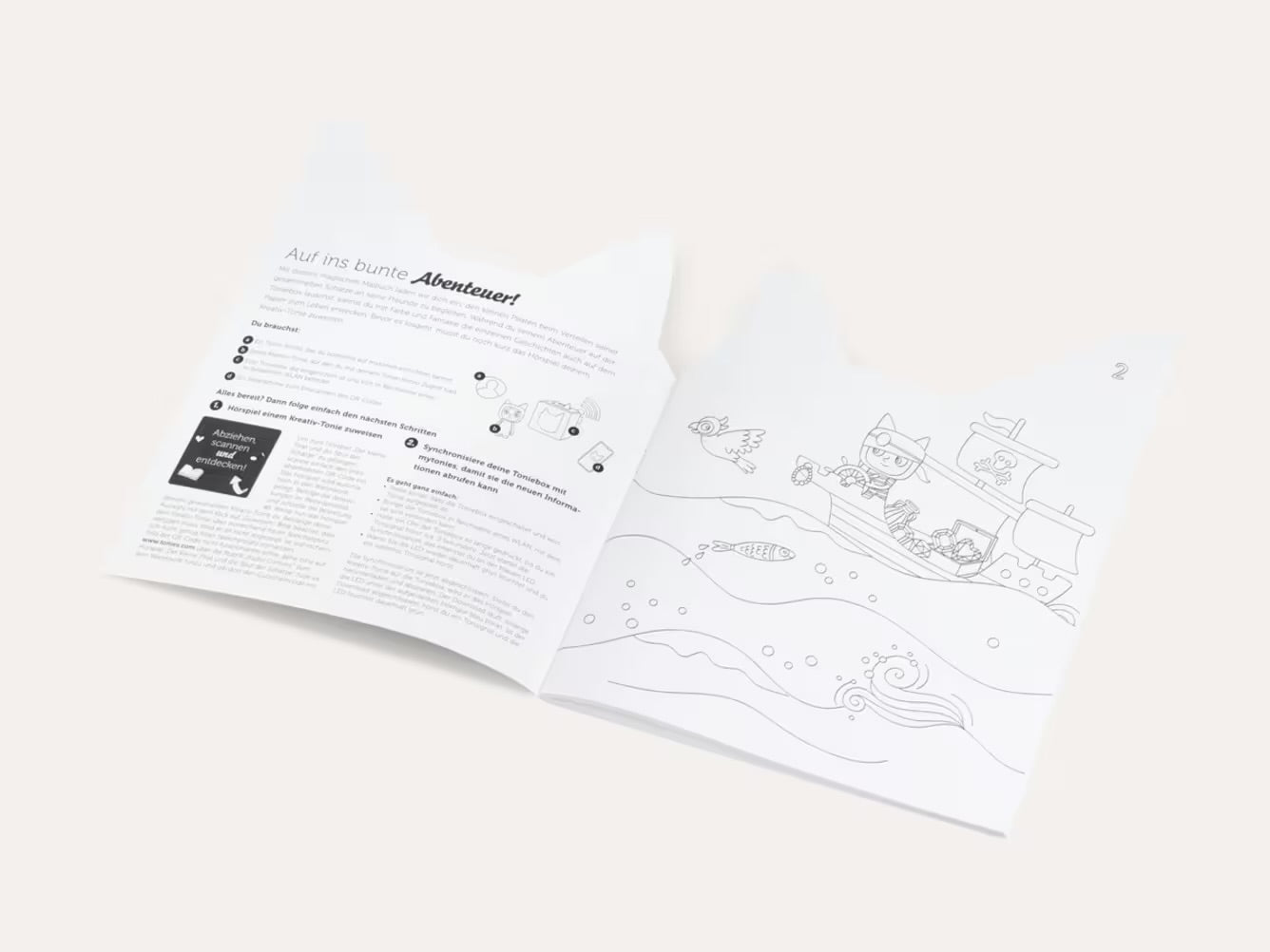 Tonies Ein abenteuerliches Malbuch