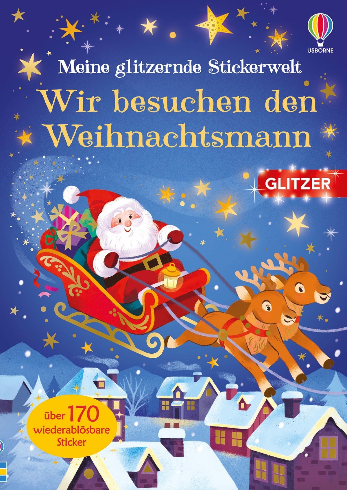 Wir besuchen den Weihnachtsmann Stickerbuch