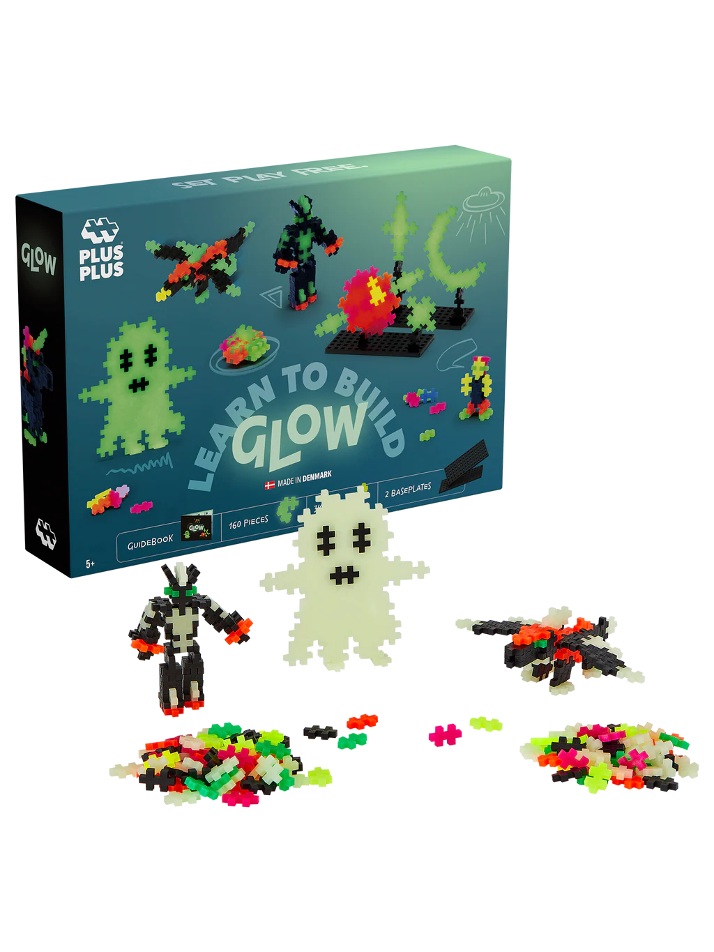 Plus-Plus Learn to Build Glow - 340 pcs